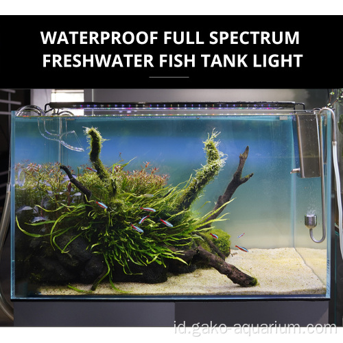 Lampu akuarium LED WRGB untuk tanaman